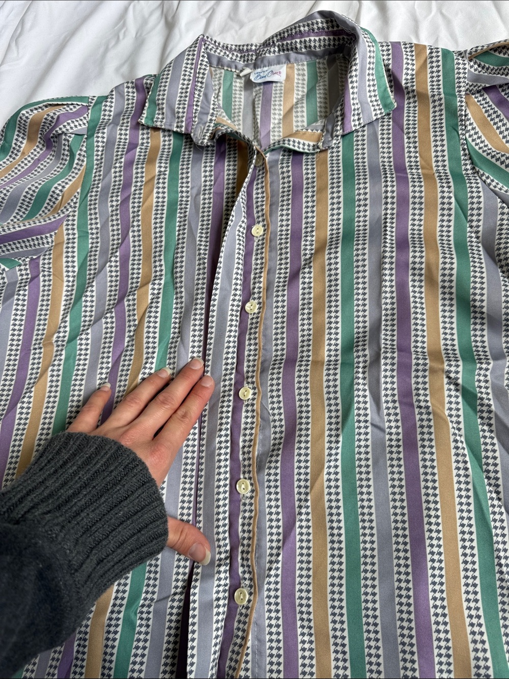 Vintage Levi’s 70s Striped Button Down - Picture 6 of 7